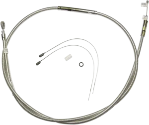 Magnum 52258HE Polished Stainless Steel High Efficiency Braided Clutch Cable - 63in.