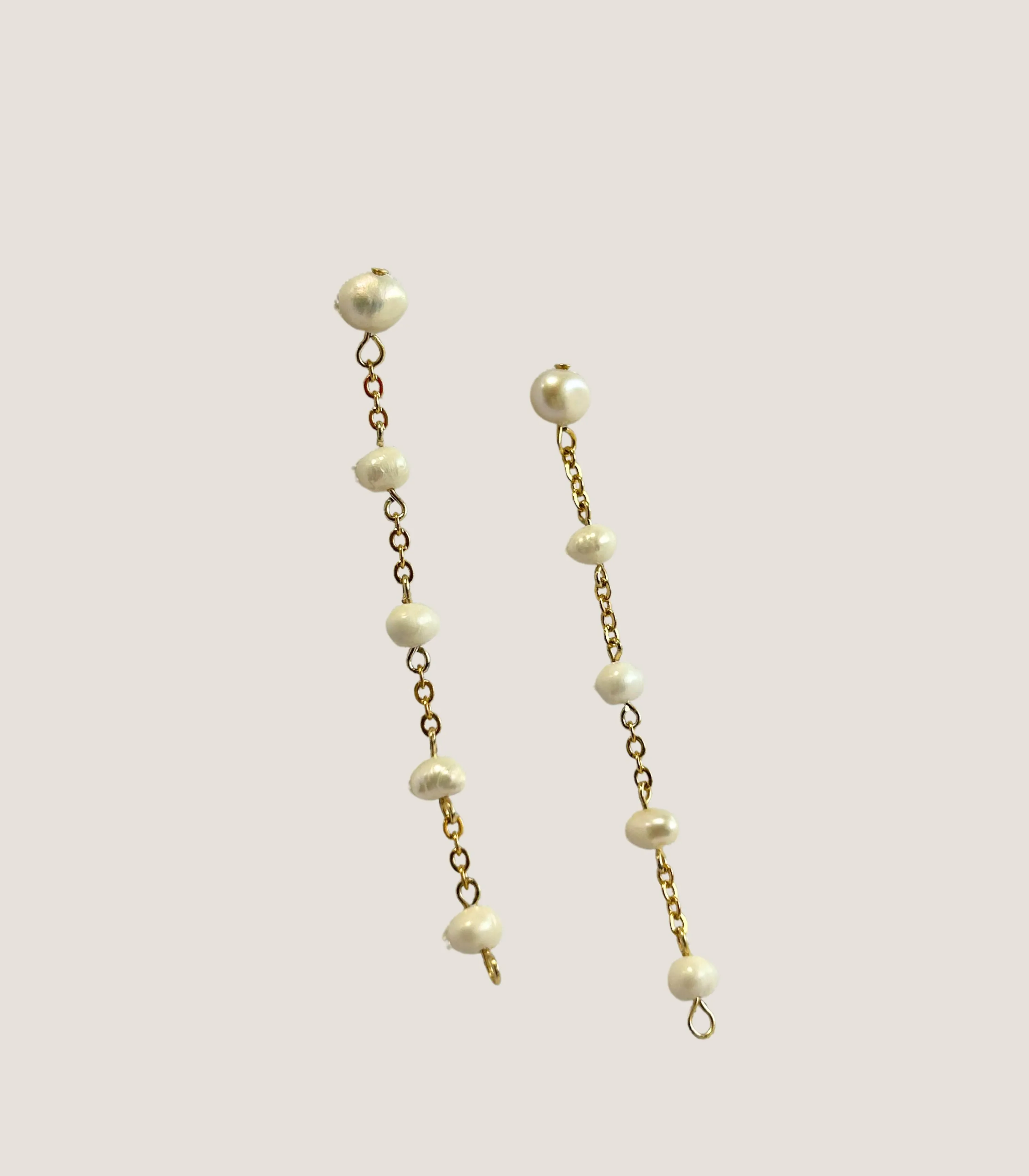 Malaya Two-Way Dangling Pearl Earrings