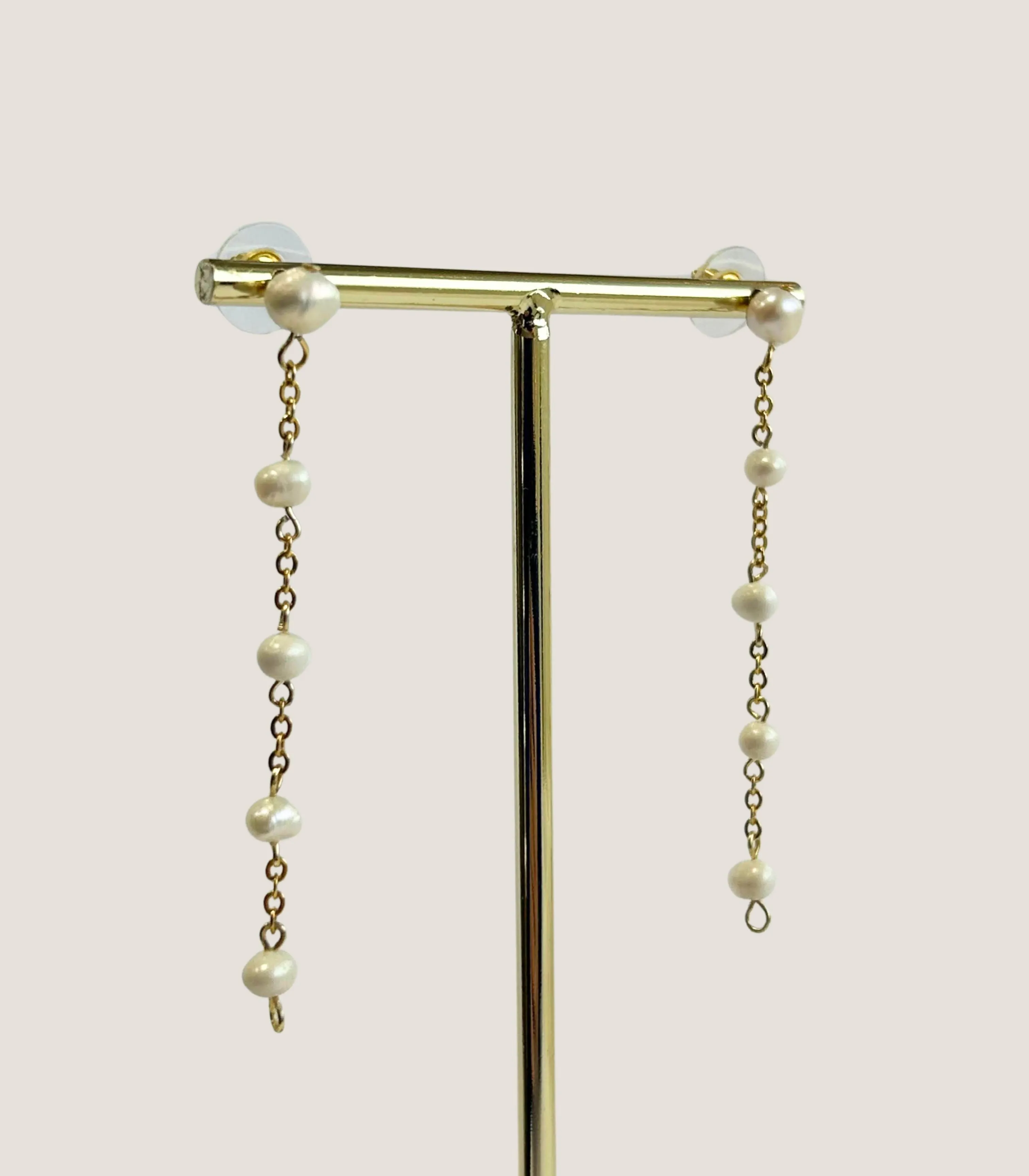 Malaya Two-Way Dangling Pearl Earrings