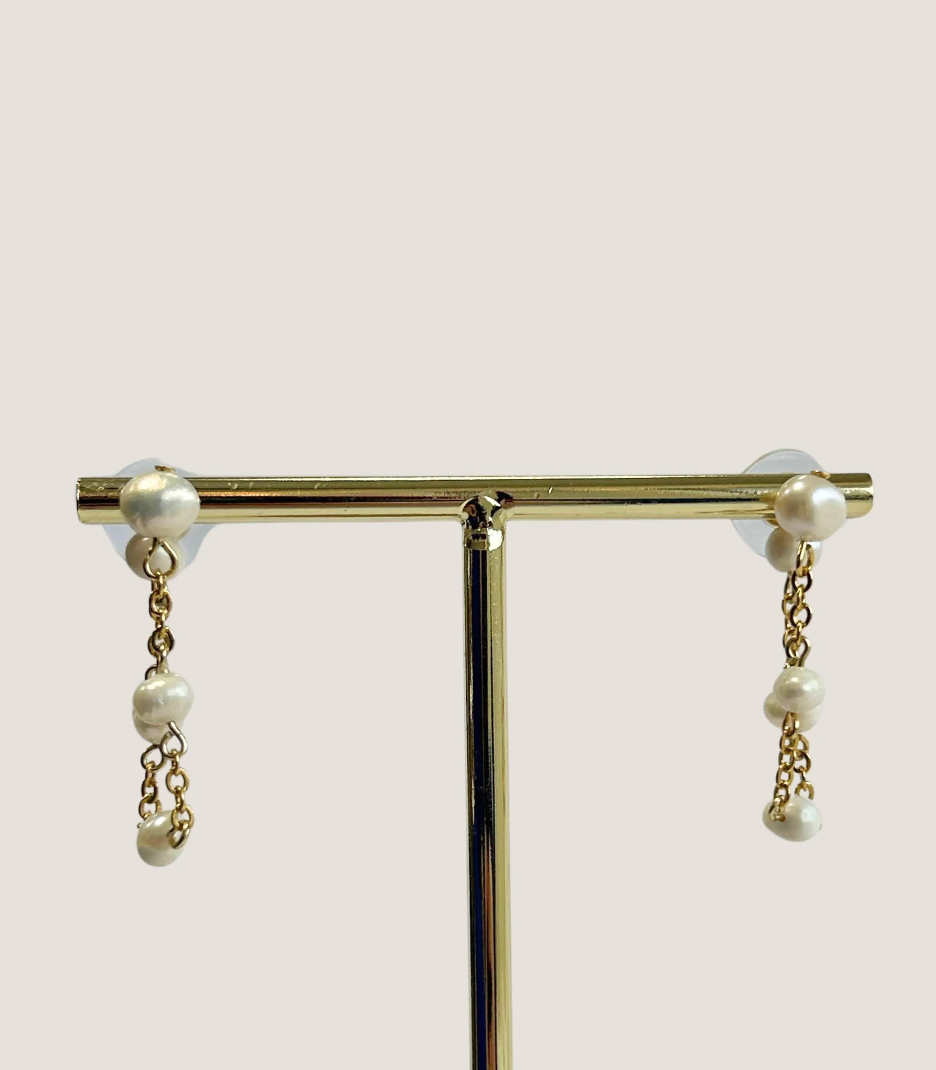 Malaya Two-Way Dangling Pearl Earrings