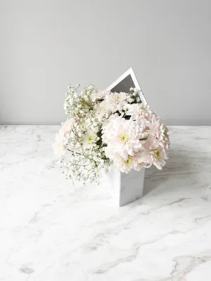 Marble Envelope Shape Flower Box in Variety Color