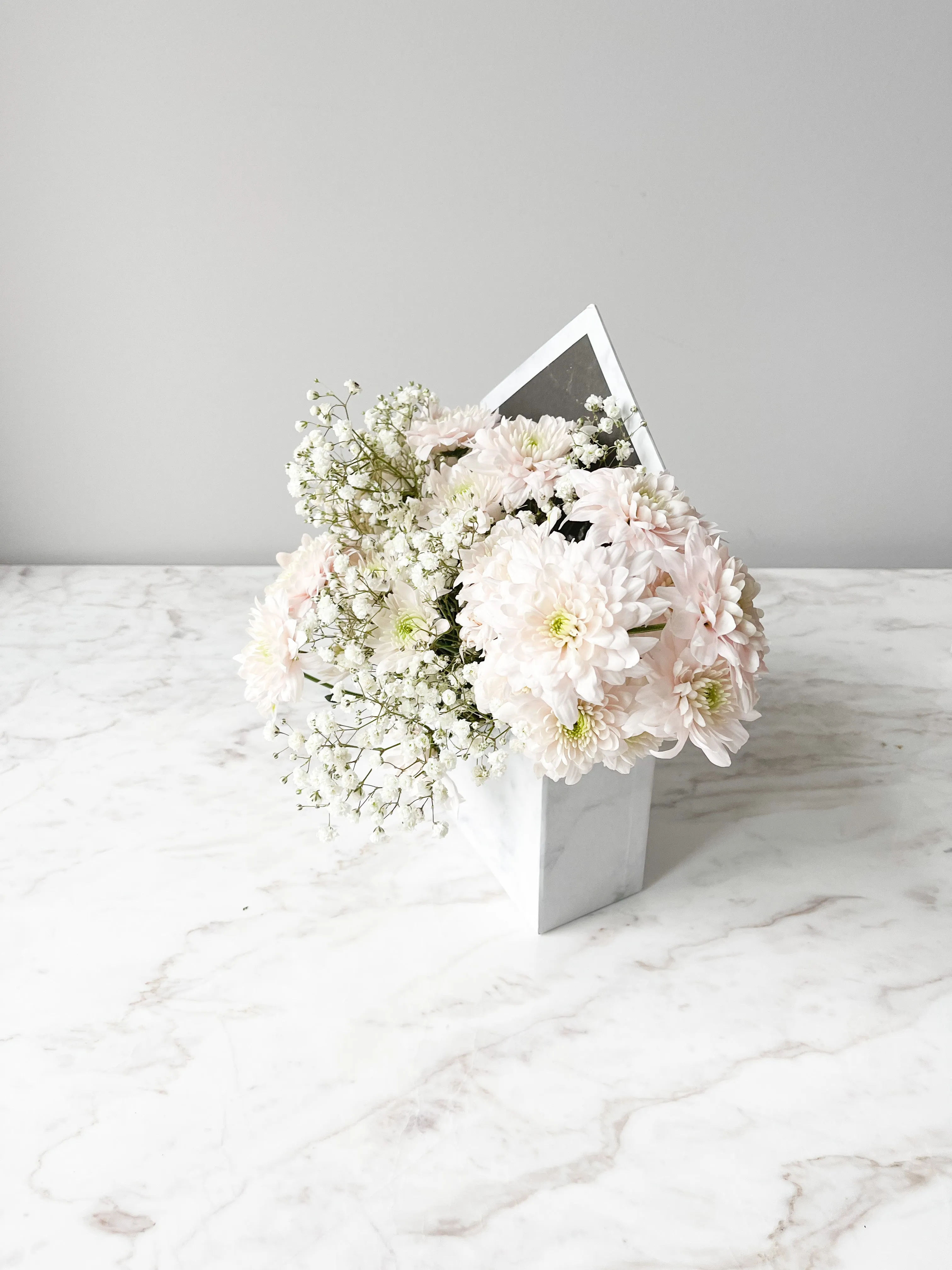 Marble Envelope Shape Flower Box in Variety Color