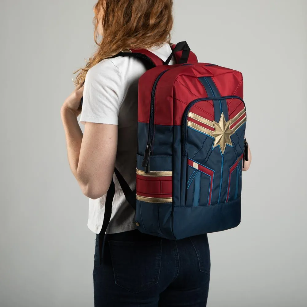 Marvel Captain Marvel Padded Strap Backpack Laptop Bookbag Daypack School Bag