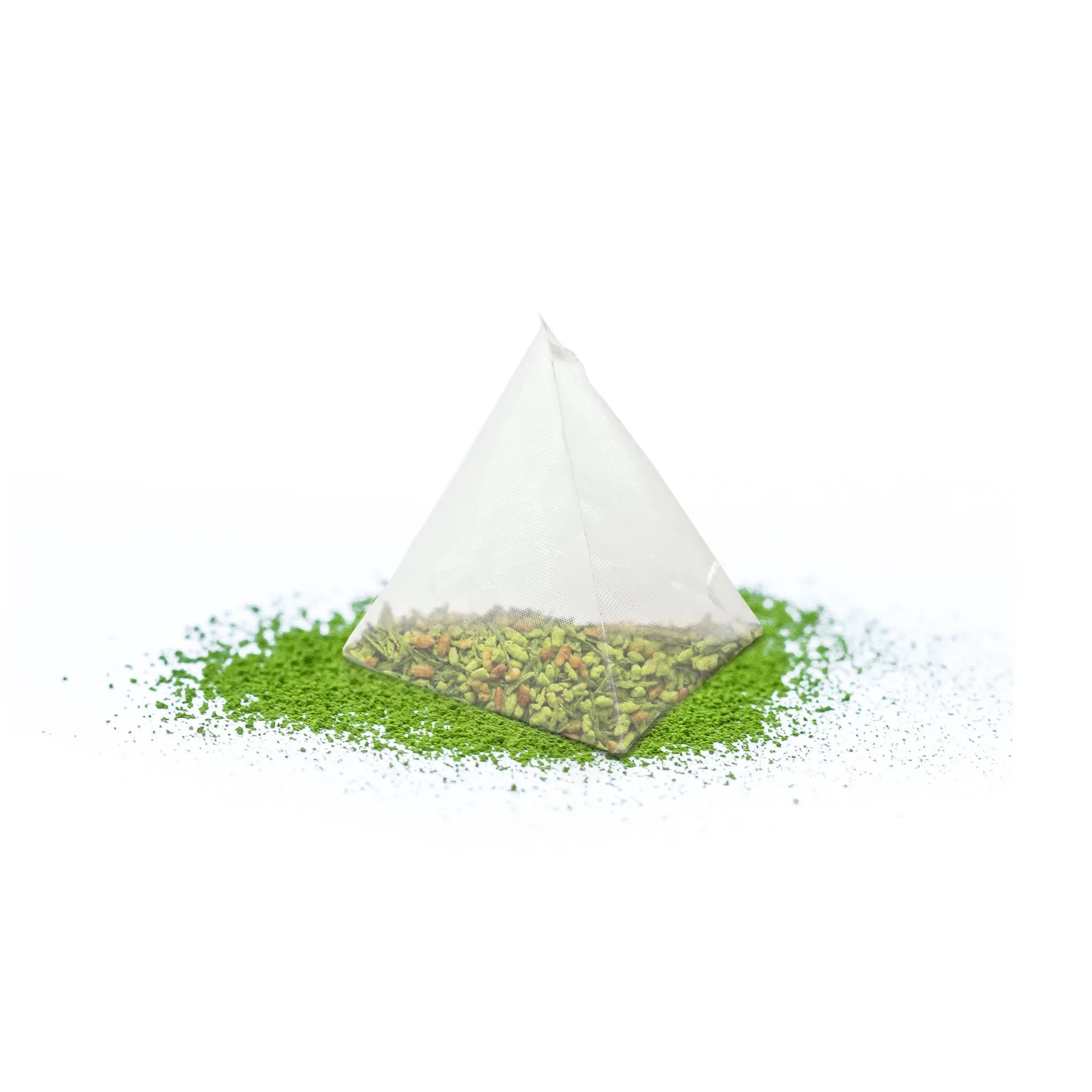 Matcha   Green Tea Pyramid Sachet Tea Bags - Toasted Rice
