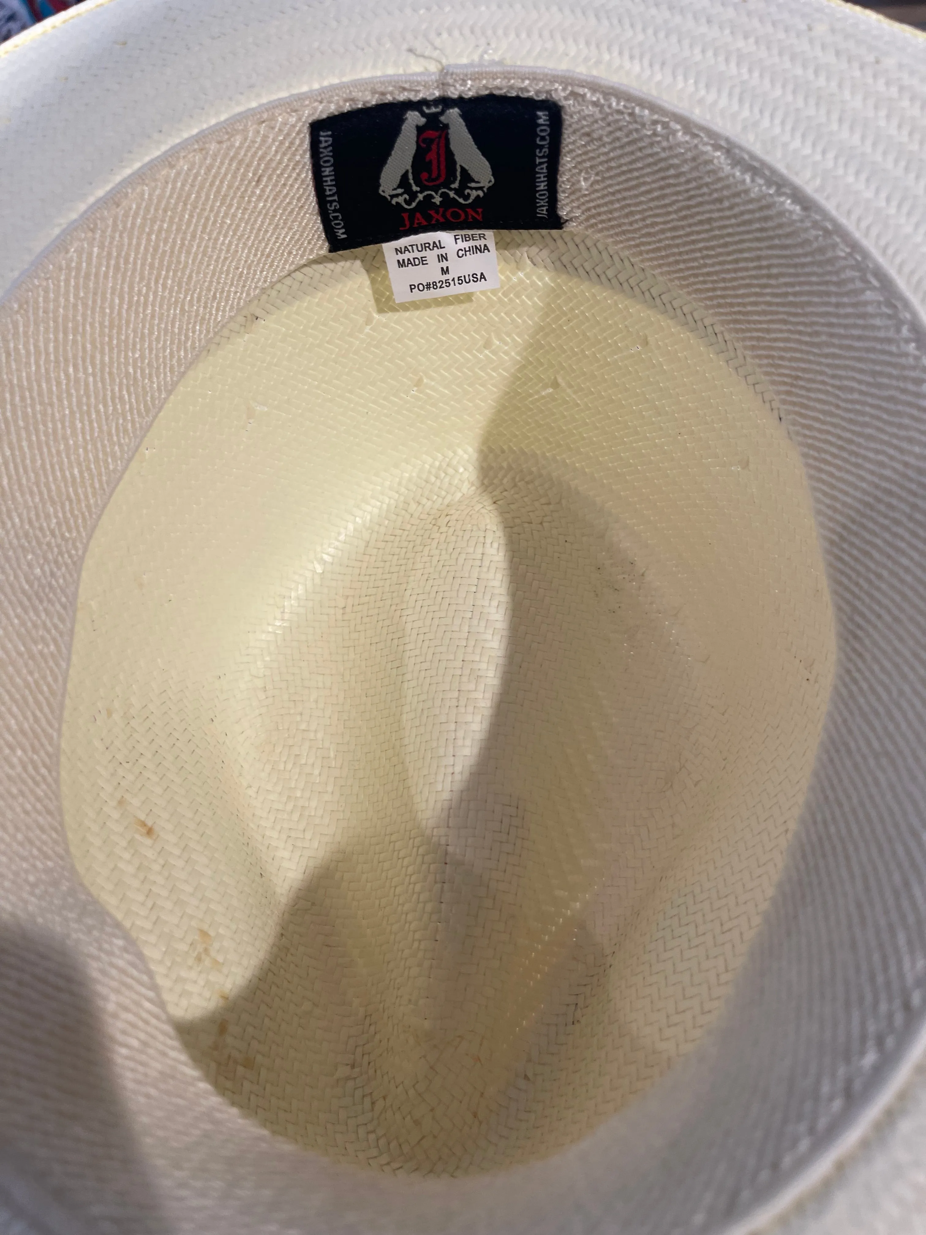 Mens Jaxon Straw Snap Brim M