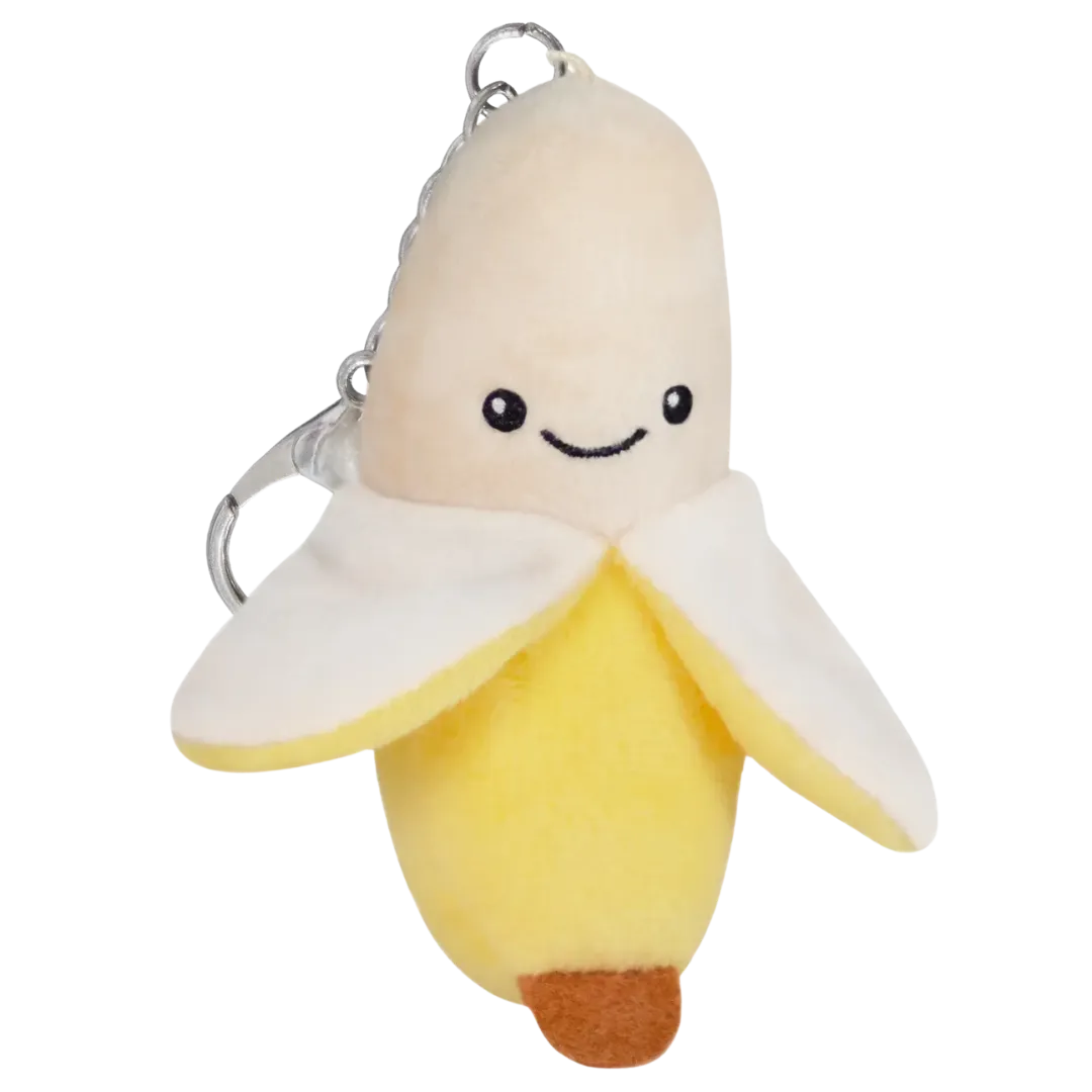 Micro Comfort Food Banana - Backpack Clip, Keychain