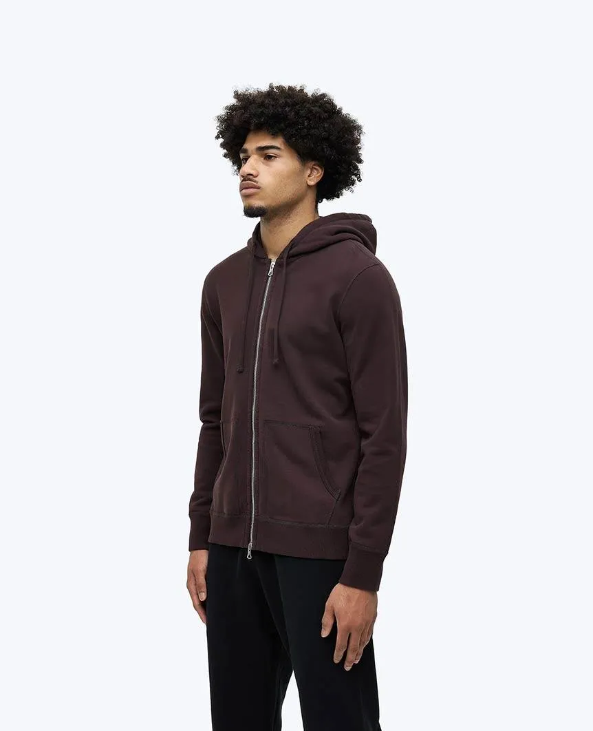 Midweight Terry Full Zip Hoodie Dusk