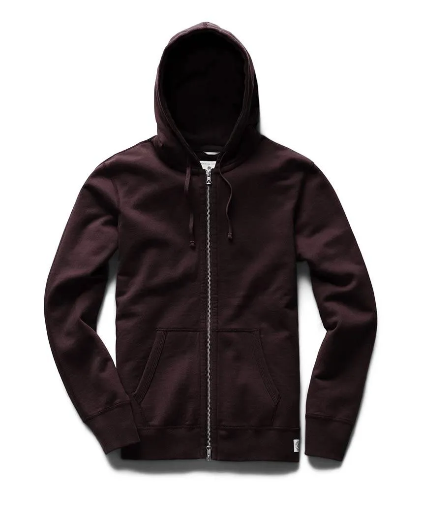 Midweight Terry Full Zip Hoodie Dusk