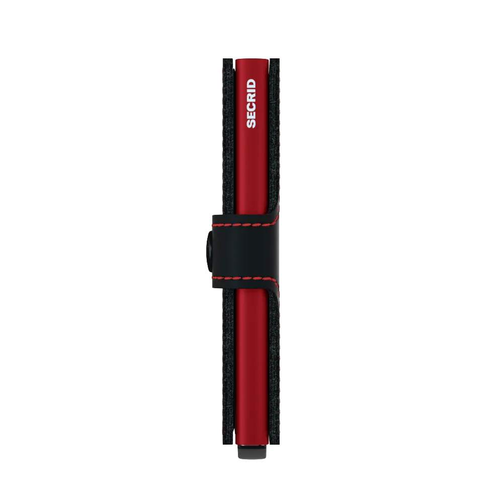 Miniwallet Matte - Black & Red
