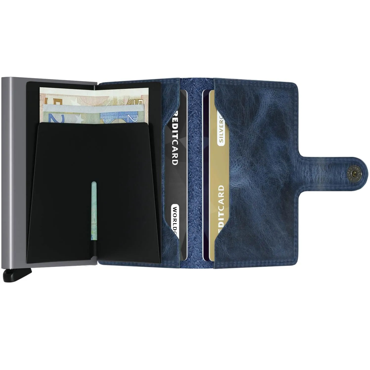 Miniwallet VIntage - Blue