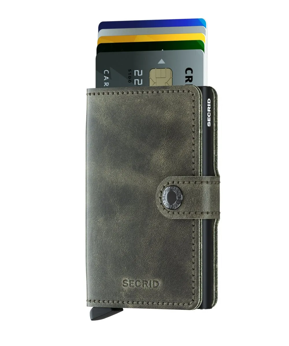 Miniwallet Vintage - Olive