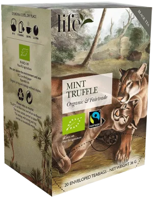 Mint truffle Black tea Life by Follis 20 Teabags
