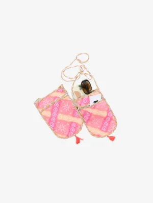 Mobile Sling Bag- Cotton Hand-blocked
