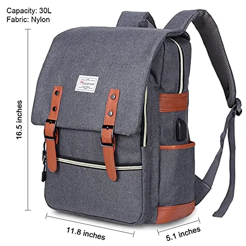 Modoker Vintage Laptop Backpack (15 in)