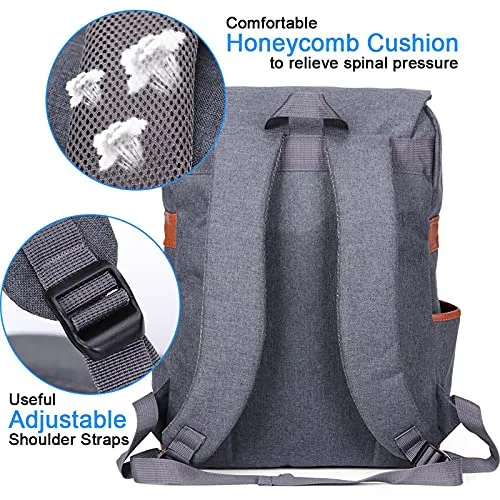Modoker Vintage Laptop Backpack (15 in)