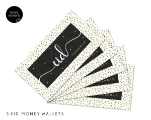 Money Wallets - Eid Mubarak Pack of 5 - MW EE