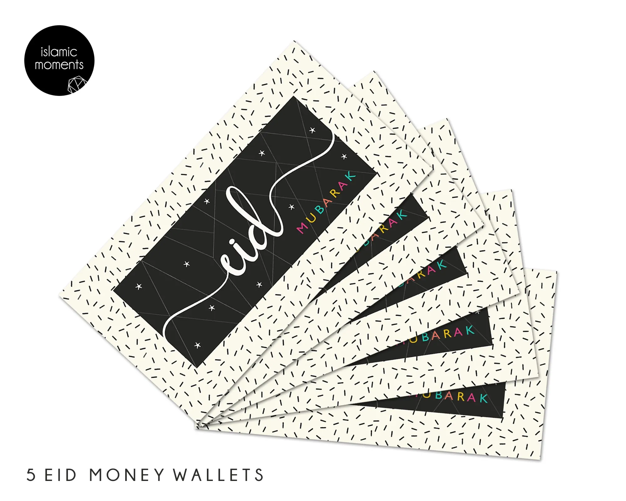 Money Wallets - Eid Mubarak Pack of 5 - MW EE