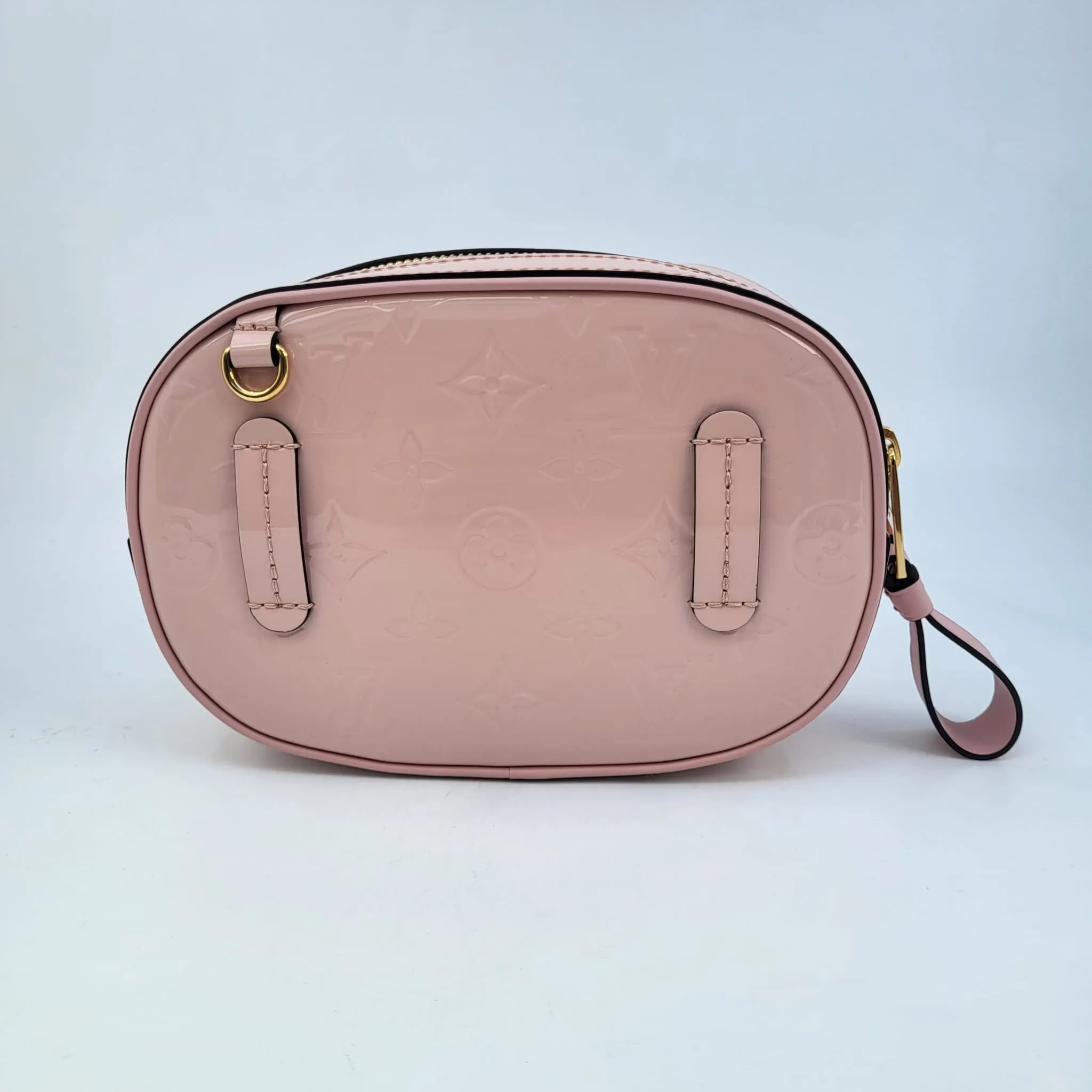 Monogram Vernis Belt Bag Rose Ballerine