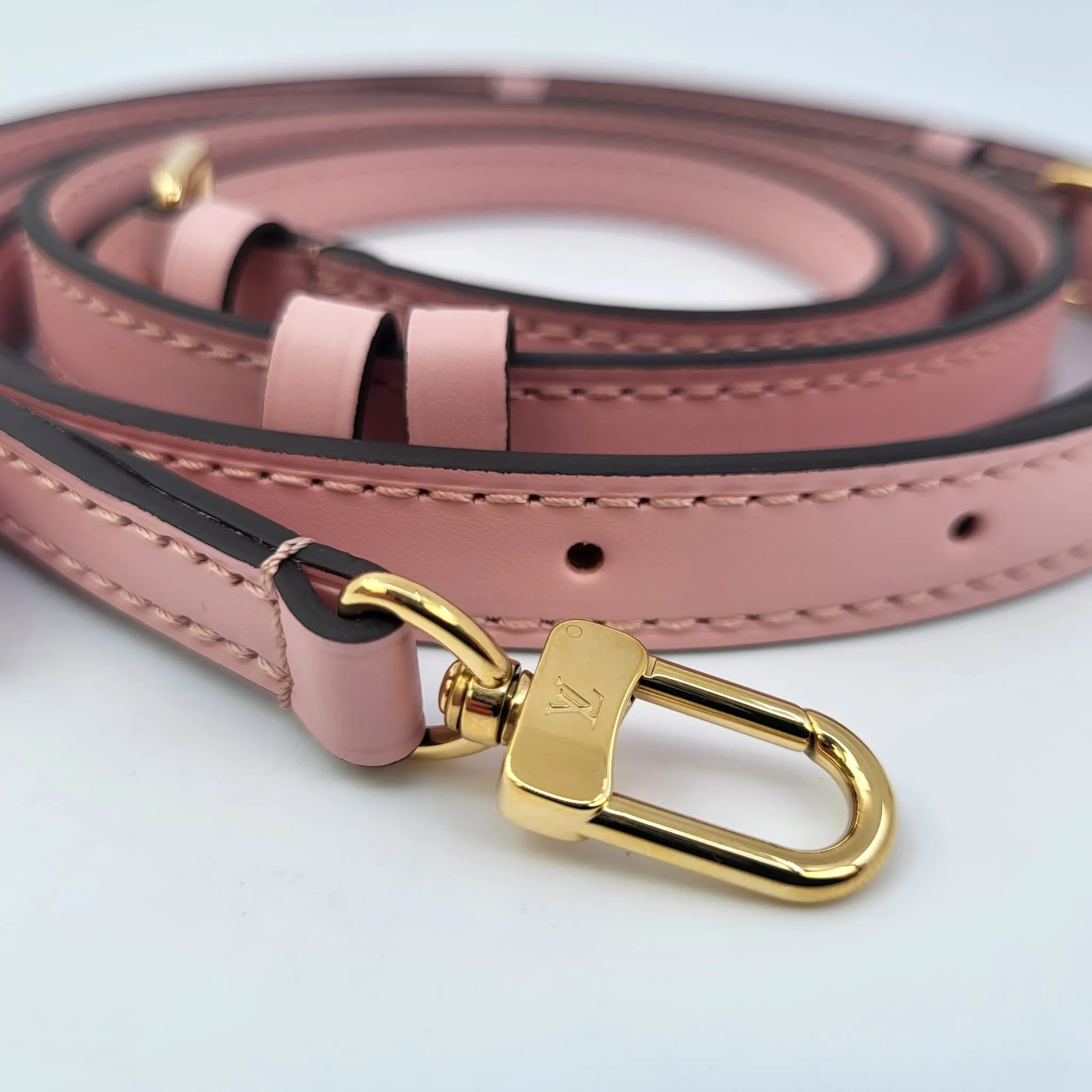Monogram Vernis Belt Bag Rose Ballerine