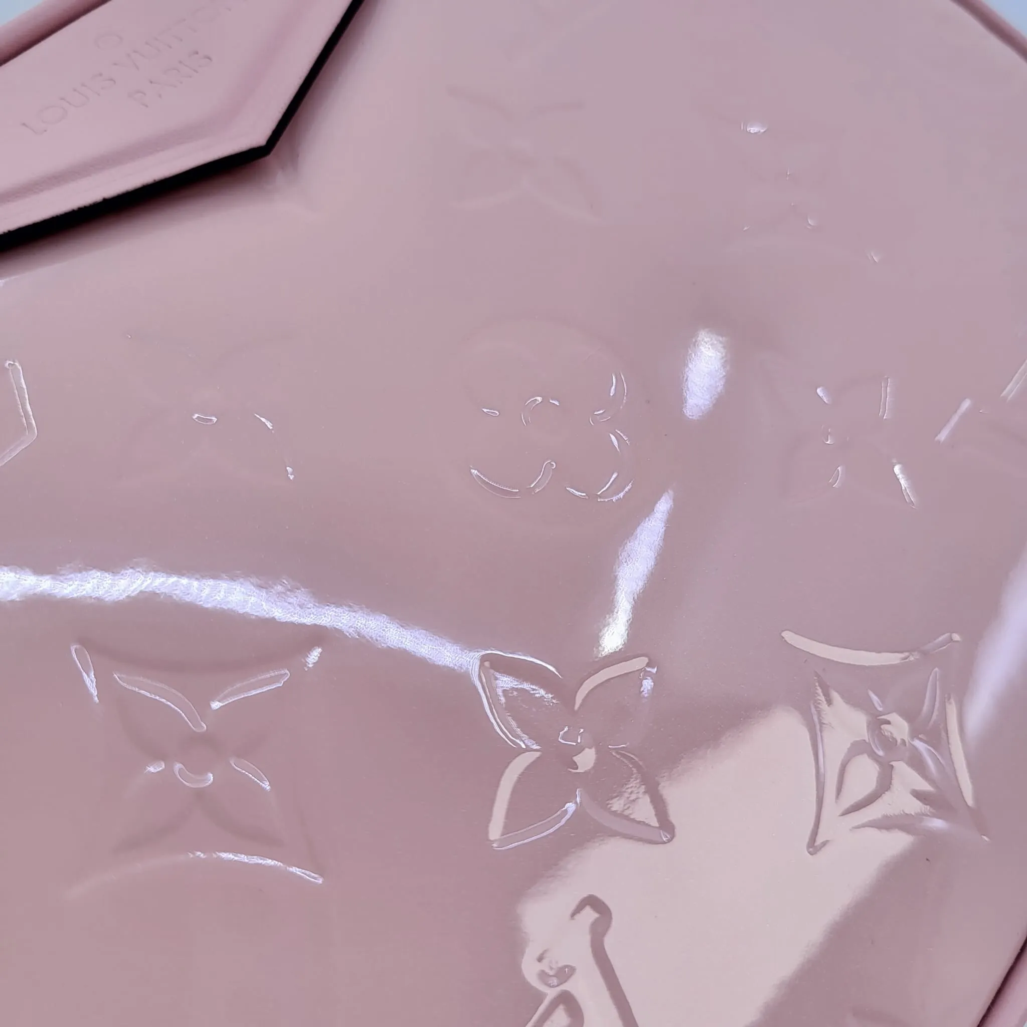 Monogram Vernis Belt Bag Rose Ballerine