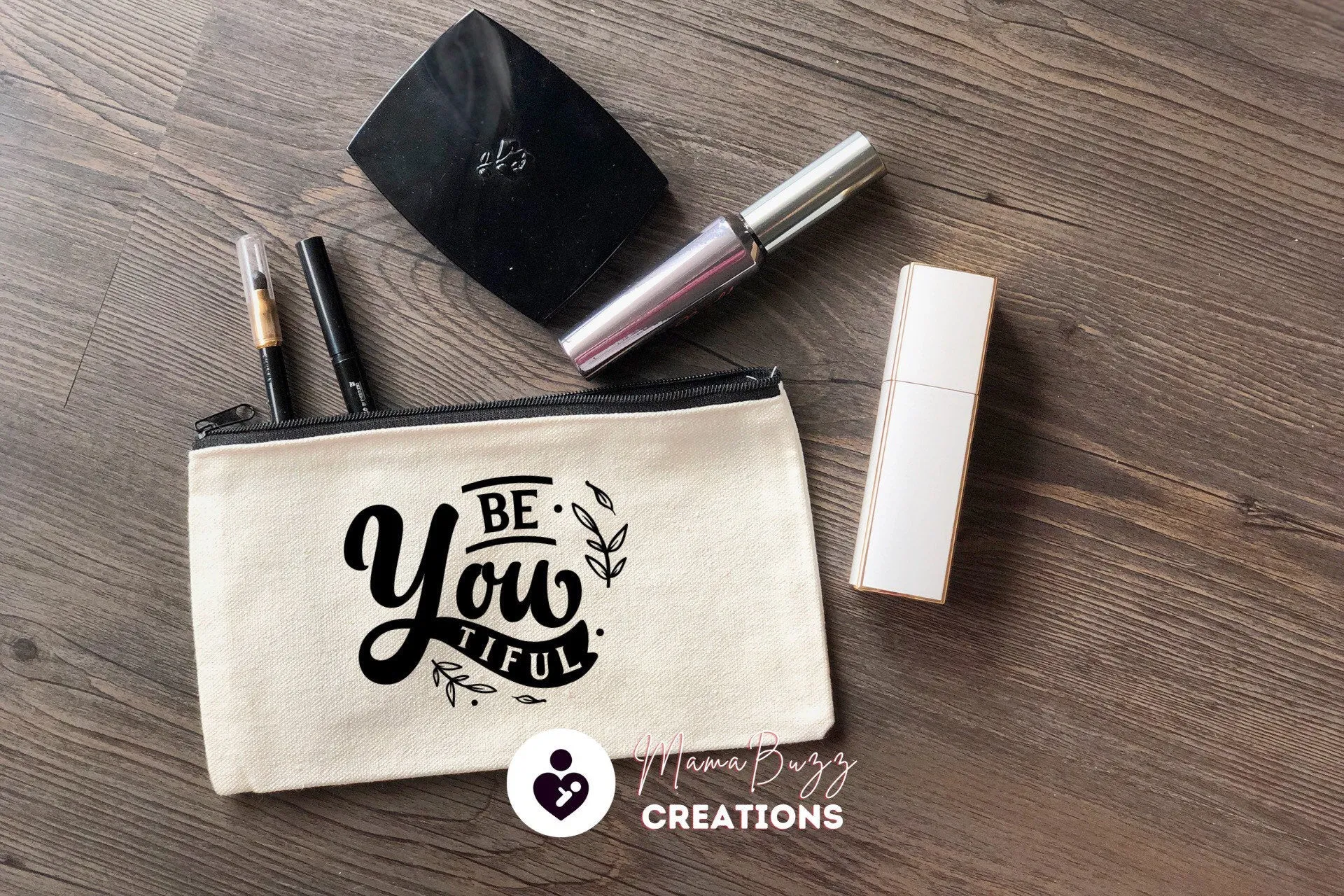 More Self-Love, Makeup bag,Makeup purse,Travel bag,Makeup bag organizer,Pencil case,Cotton Zipper Bag,Custom zipper bag,Canvas,Craft Bag