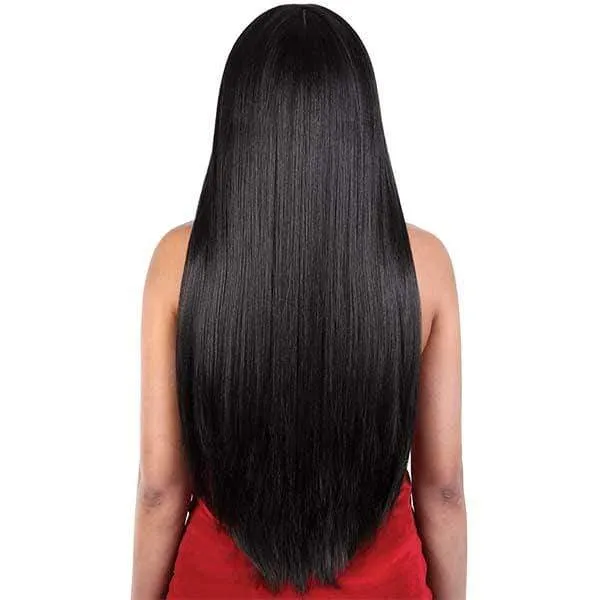 Motown Tress Let's Lace Zig Zag 4 Way Lace Part Synthetic Swiss Lace Wig - LZ VIXEN28 - Clearance