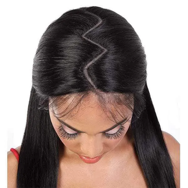 Motown Tress Let's Lace Zig Zag 4 Way Lace Part Synthetic Swiss Lace Wig - LZX MEGAN - Clearance