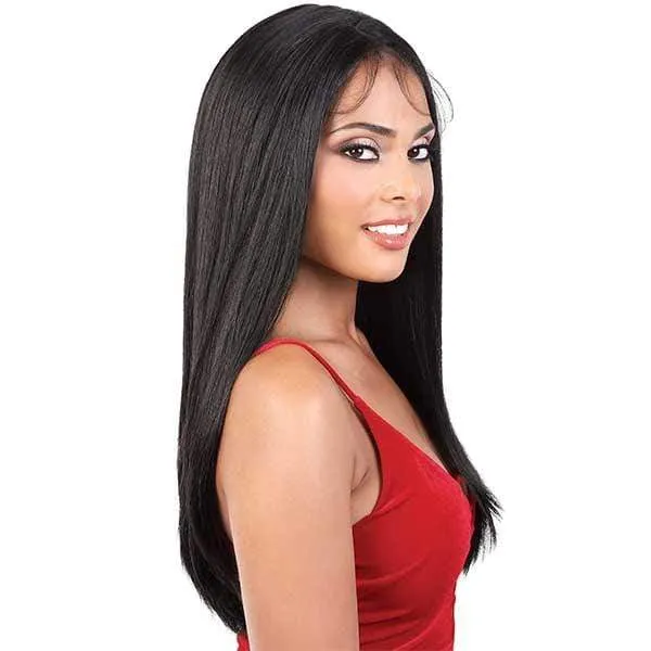 Motown Tress Let's Lace Zig Zag 4 Way Lace Part Synthetic Swiss Lace Wig - LZX MEGAN - Clearance