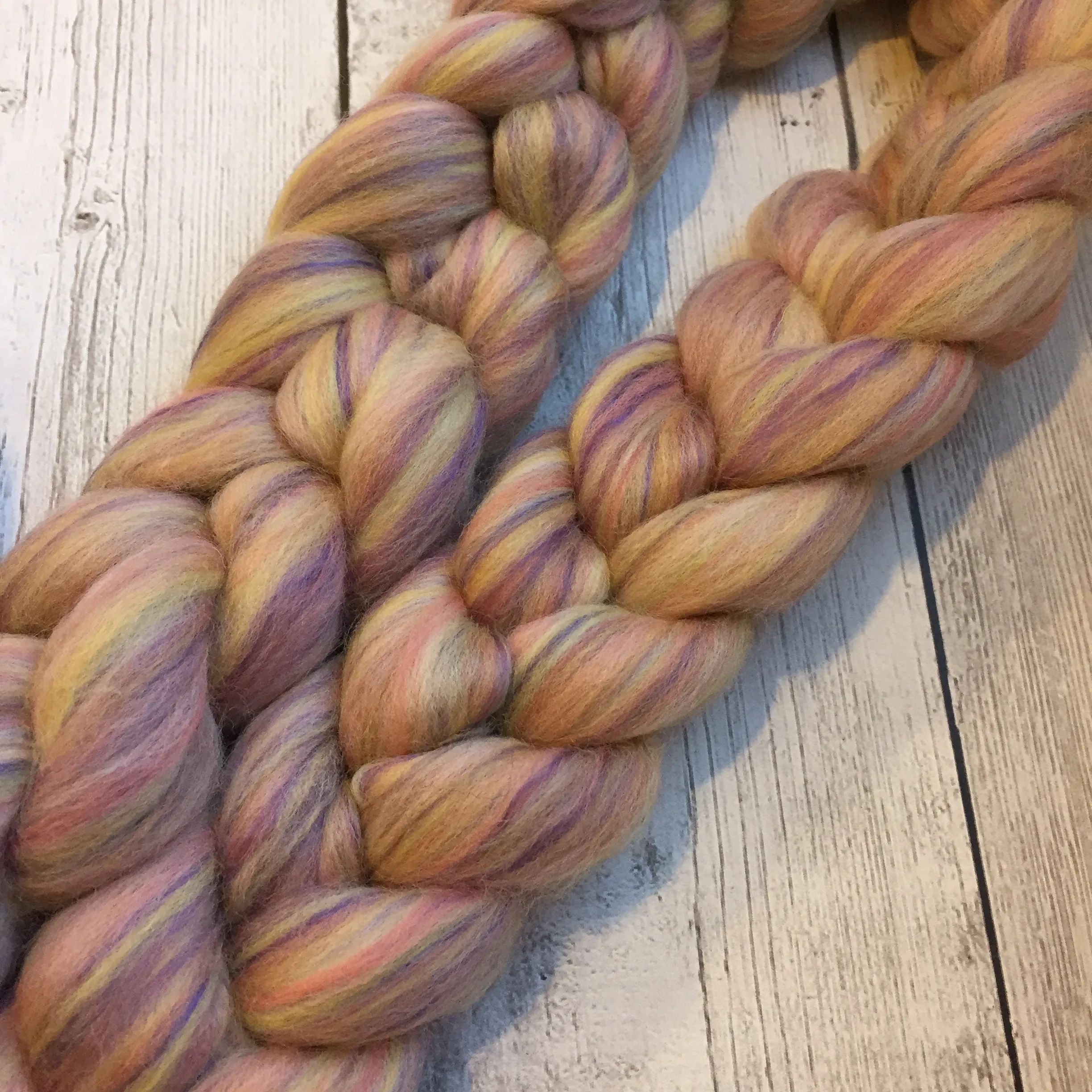 Multi Colored Merino / Bamboo - Just Ducky  2 or 4 oz