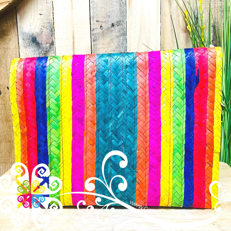 Multicolor Large Cartera Senilla - Palm Wallet