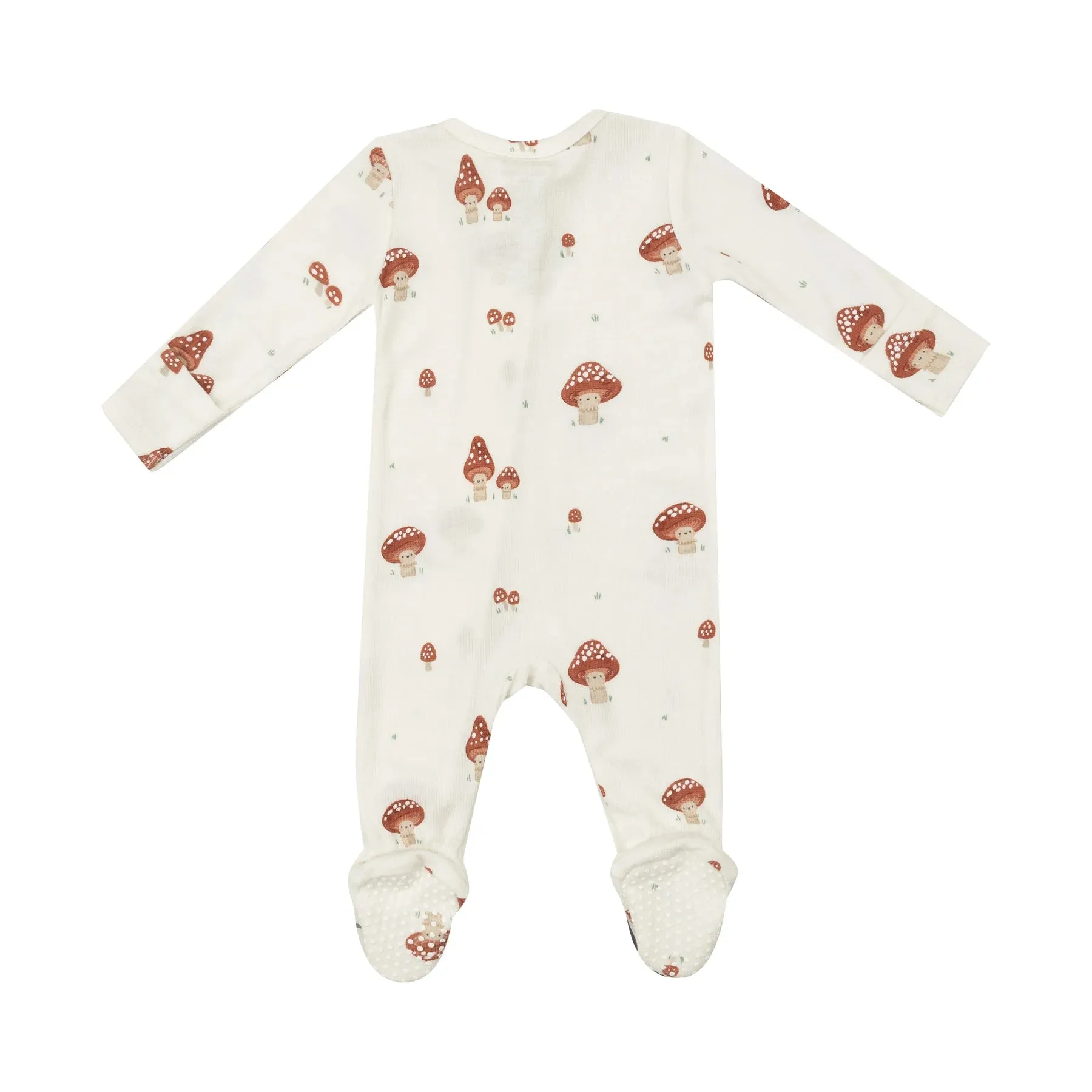 Mushrooms Two Way Zipper Footie