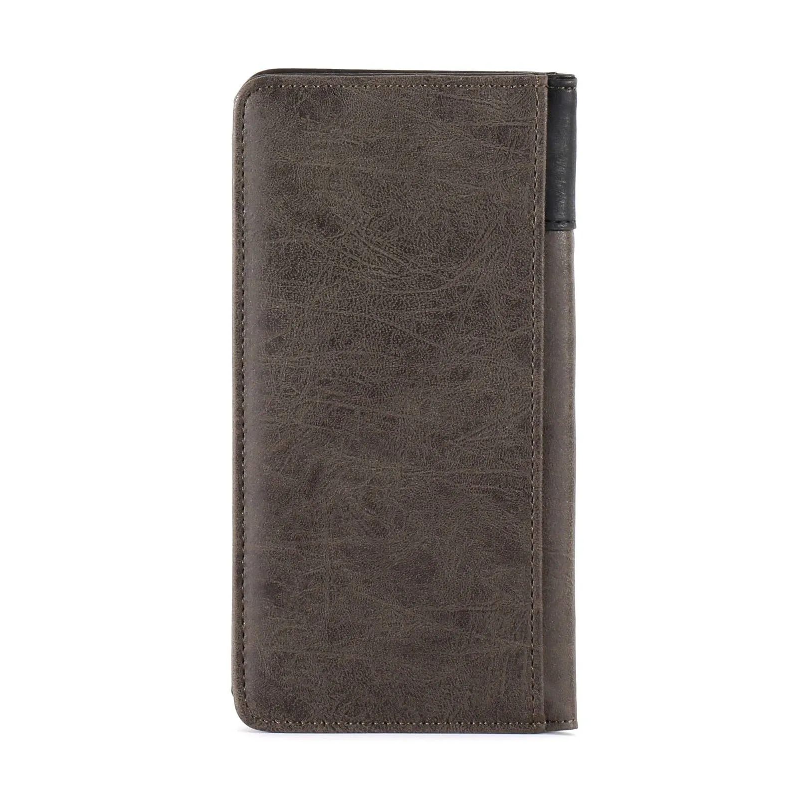 MW-609  Color Block Navajo Concho Men's Bifold Long PU Leather Wallet