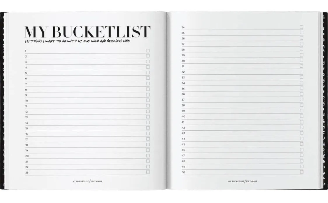 My Bucketlist