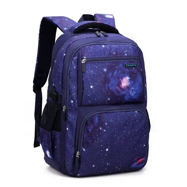 Natural Fish Personality Fashion Starry Sky Backpacks