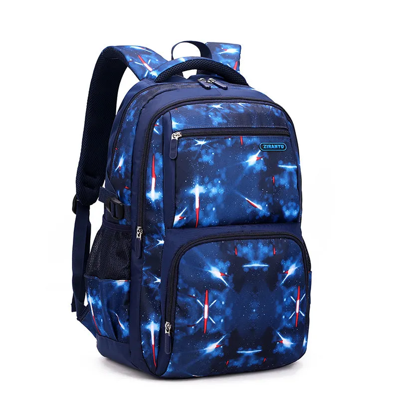 Natural Fish Personality Fashion Starry Sky Backpacks
