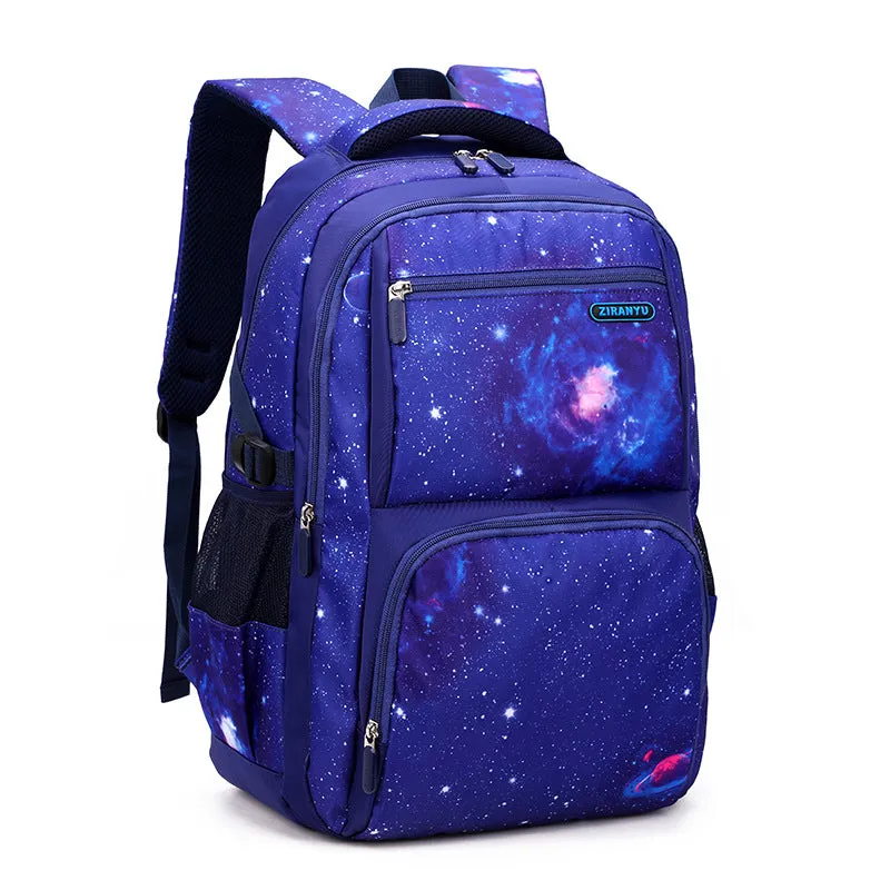 Natural Fish Personality Fashion Starry Sky Backpacks