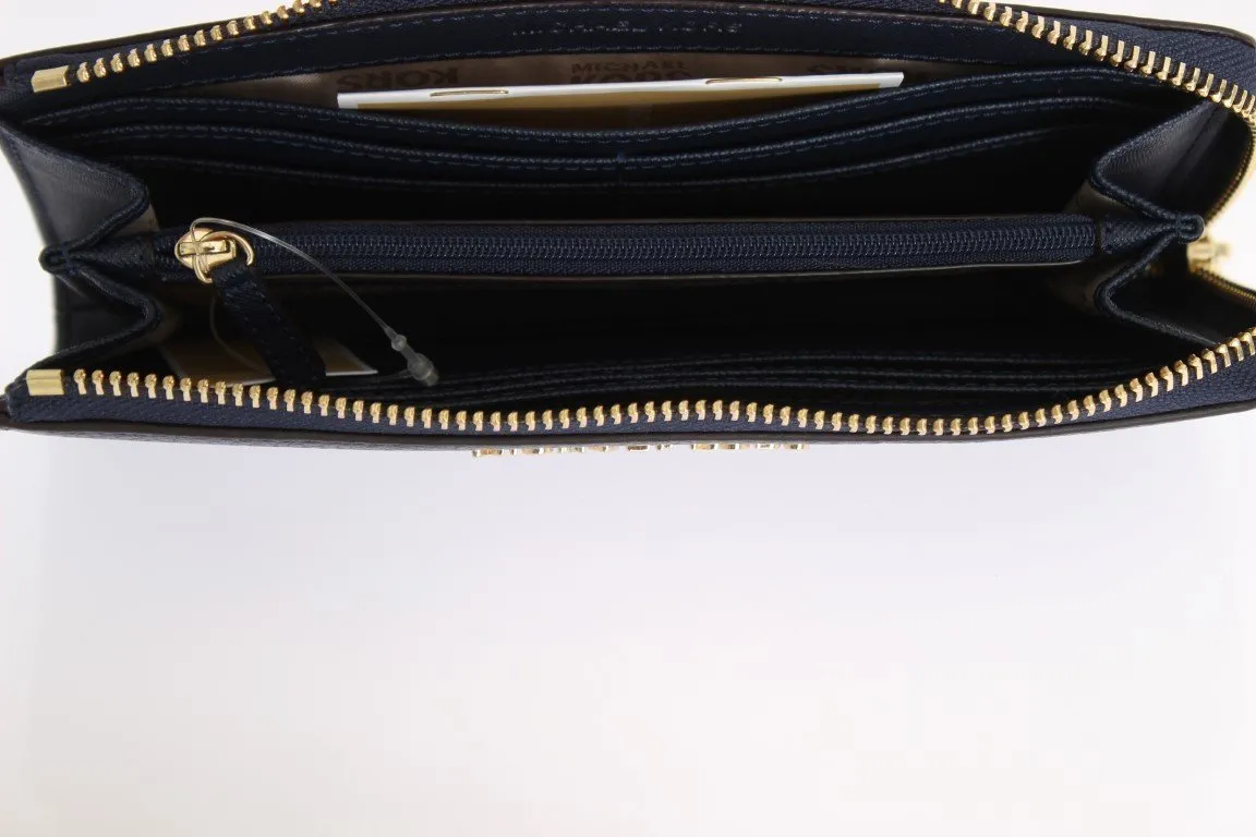 Navy Blue BEDFORD Leather Wallet