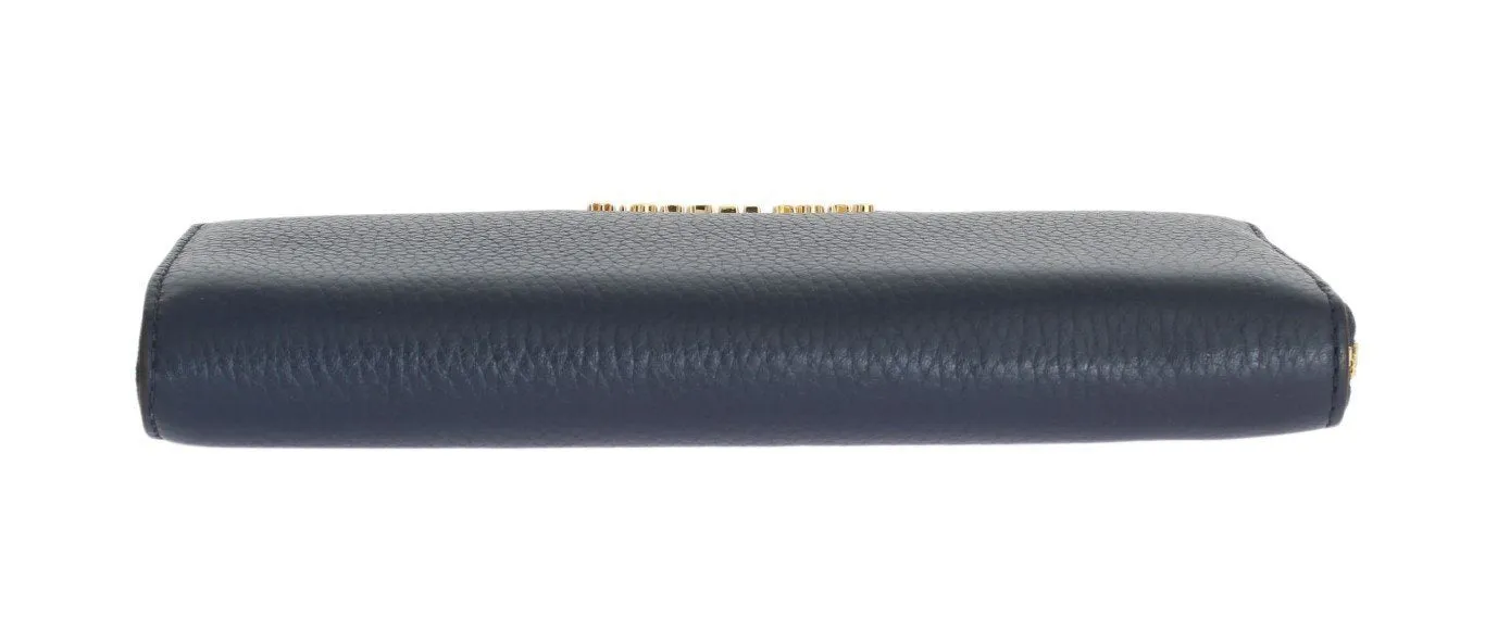 Navy Blue BEDFORD Leather Wallet