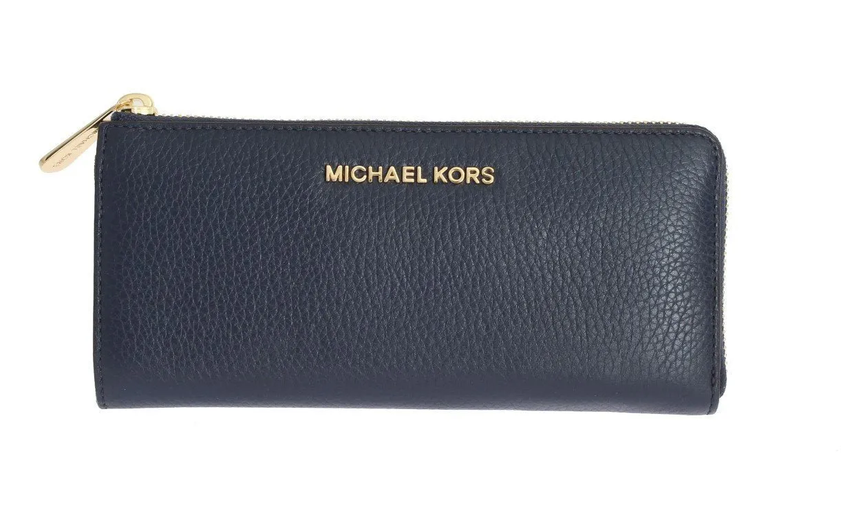Navy Blue BEDFORD Leather Wallet