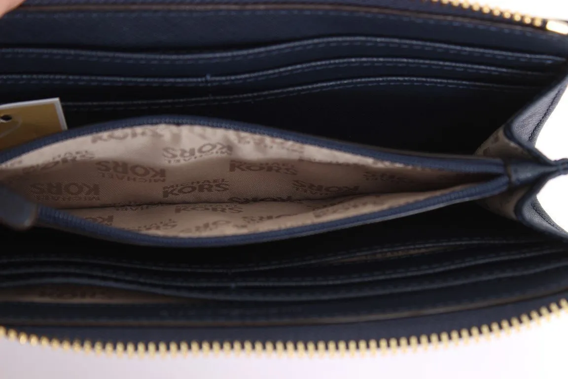 Navy Blue BEDFORD Leather Wallet