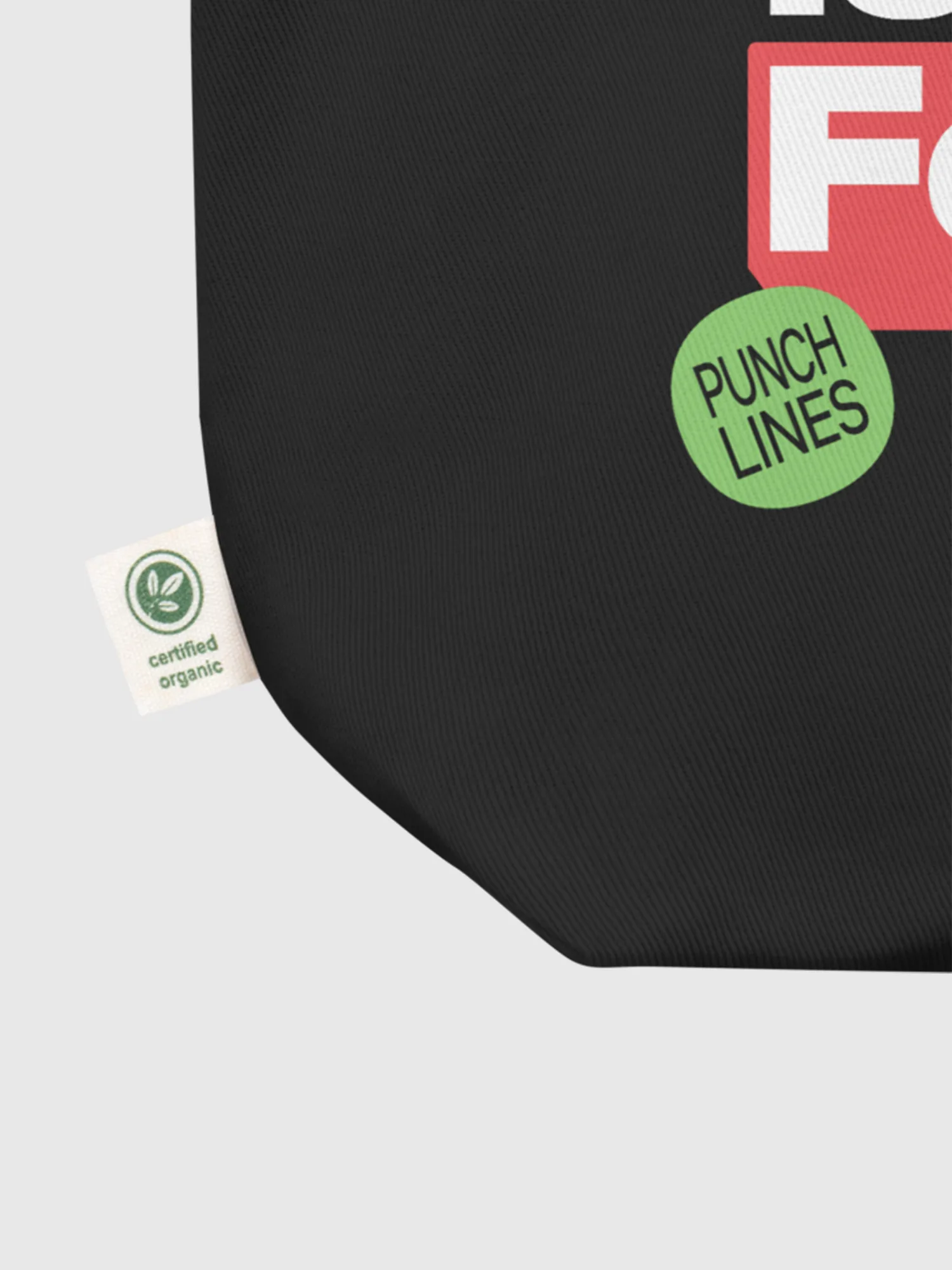 Netflix is A Joke Eco Tote Bag [Black]