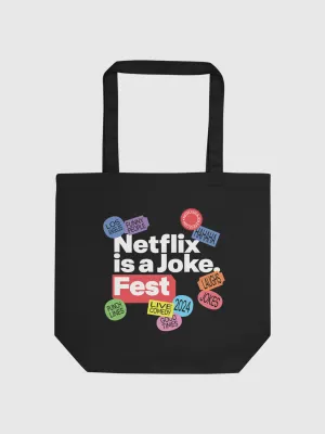 Netflix is A Joke Eco Tote Bag [Black]