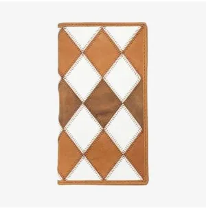 Nocona Diamond Patch Rodeo Wallet & Checkbook Cover