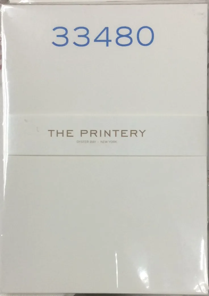NOTEPAD - 33480 ZIP CODE
