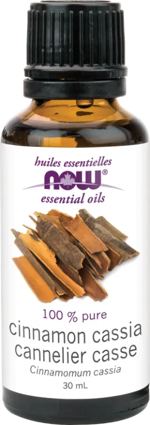 NOW Cinnamon Cassia Oil, 30ml