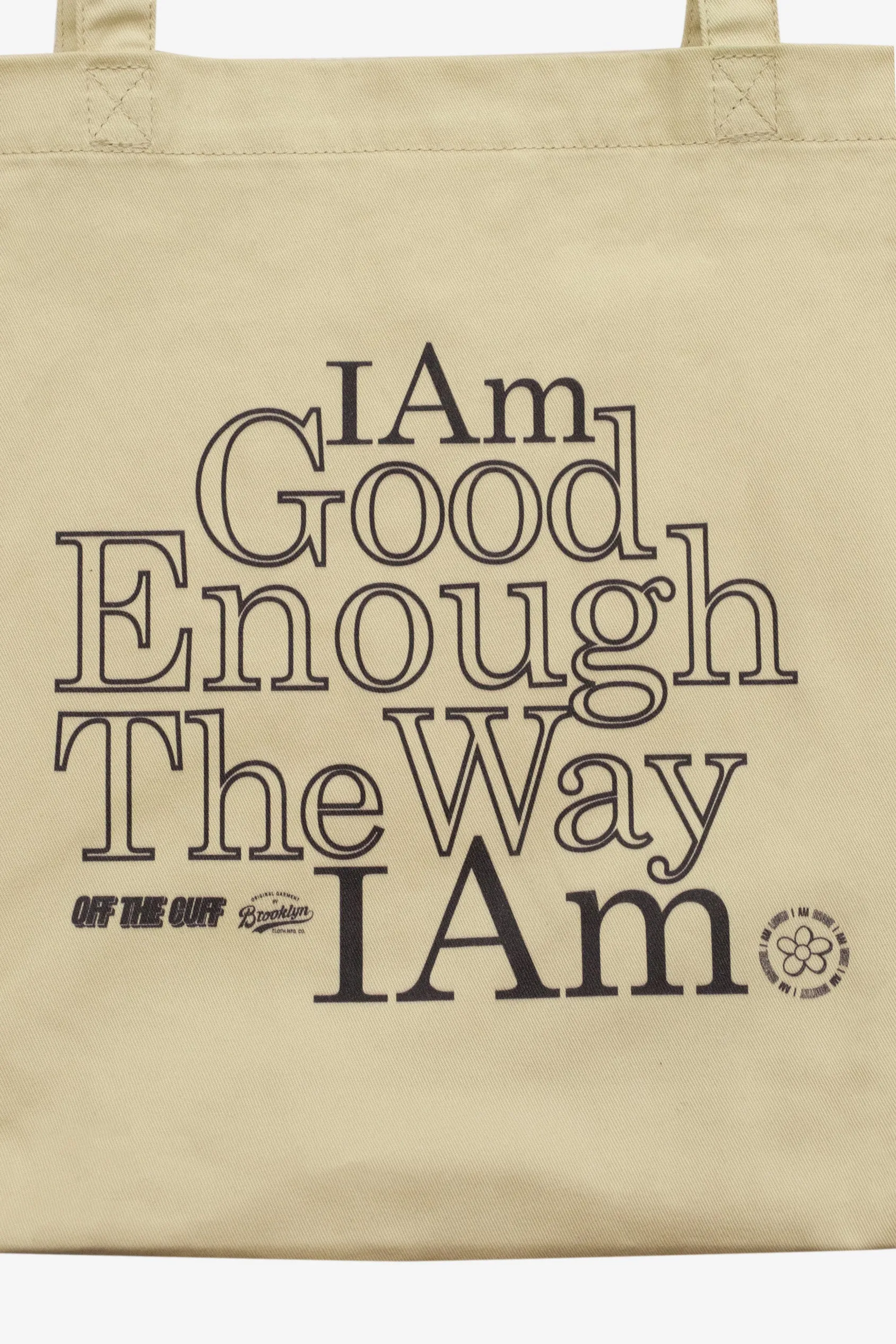 Off the Cuff x Brooklyn Cloth: 'I AM' Tote Bag