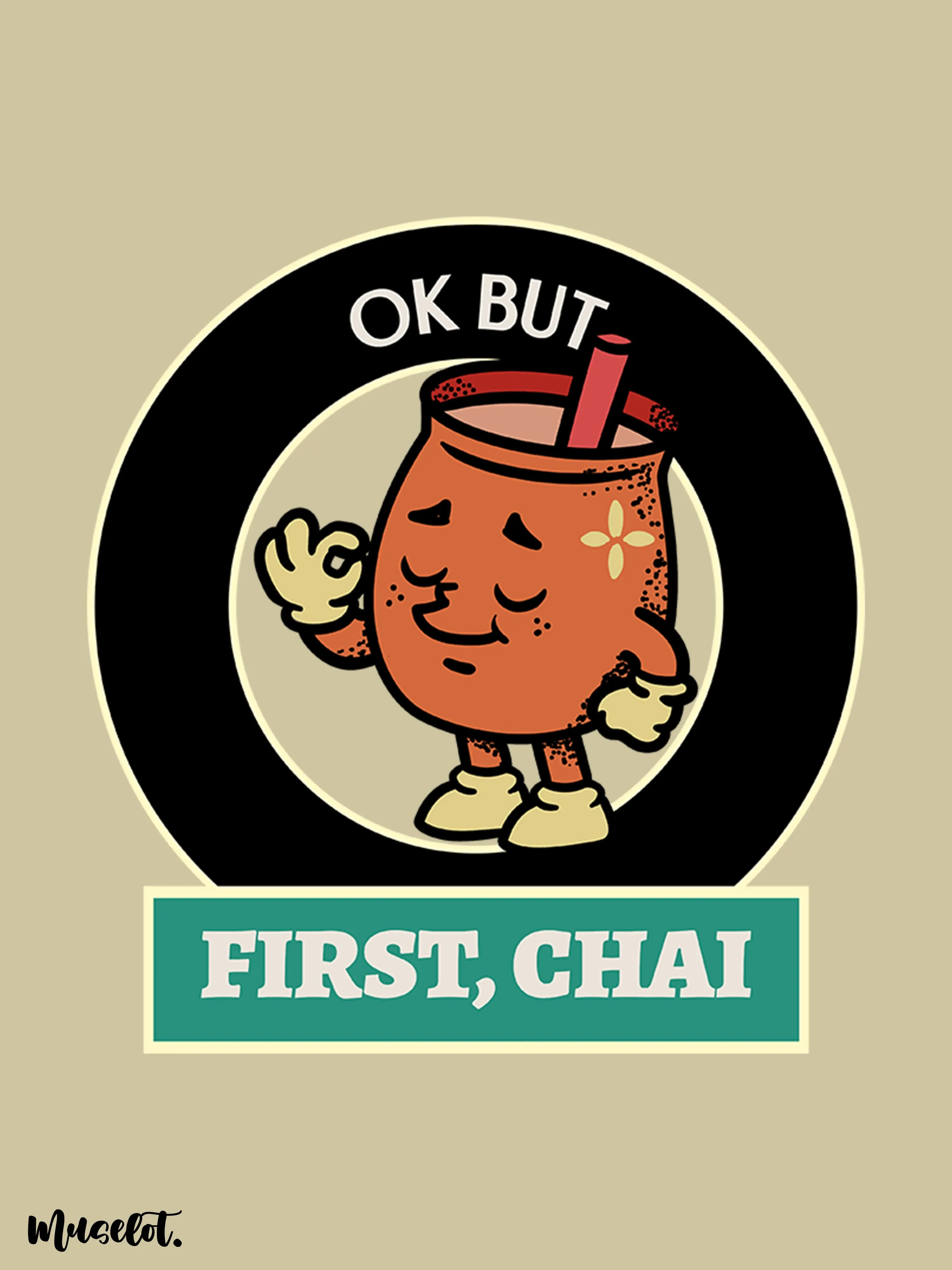 Ok but first chai printed mugs