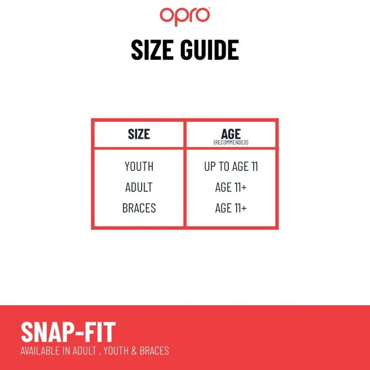 Opro Mouthguard Snap-Fit Junior