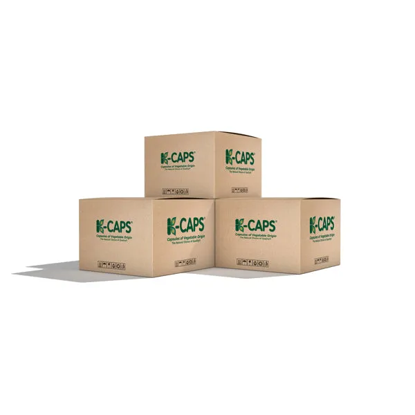 Orange Vegetarian Capsules <br> Size 0 - Box of 100,000