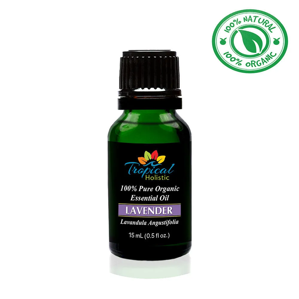 Organic Essential Oil Aromatherapy Starter Kit, (Pack of 6/15ml) 